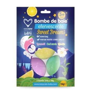 Easycare Baby Bombe De Baie Efervescente Sweet Dreams 3buc/set