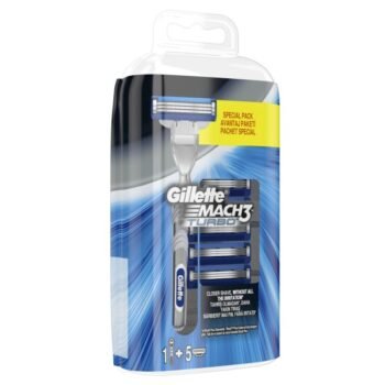 Gillette Mach 3 Turbo Aparat Ras 3lame+4rezerve