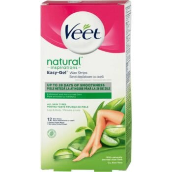 Veet Benzi Depilatoare Corp Piele Normala Aloe 12foi/cut