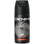 DENIM DEODORANT 150ML MEN BLACK