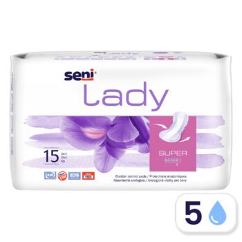 Absorbante Incontinenta, Seni, Lady Super, 5 Picaturi,15 buc