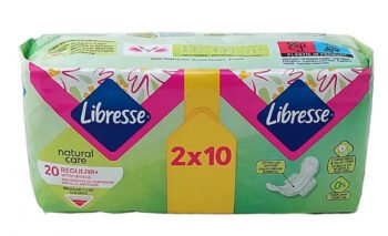 Absorbante Libresse, Natural Care, Regular, 20 buc