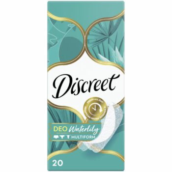 Absorbante Zilnice, Discreet, Deo Waterlily, 20 buc