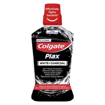 Apa de Gura, Colgate, Plax, White Charcoal, 500 ml