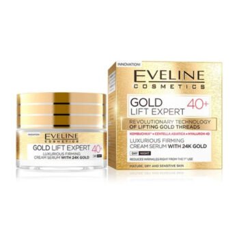 Crema de Fata, Eveline, Serum, 24K Gold Lift Expert 40+, 50 ml