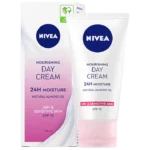 Crema nutritiva pentru tenul uscat cu SPF 15, Nivea, 50 ml