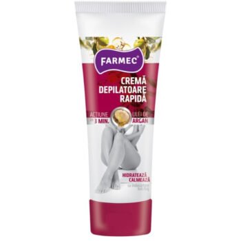Crema Depilatoare, Farmec, Argan, Actiune Rapida, 150 ml