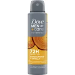 DOVE ANTIPERSPIRANT DEO 150ML MEN ADVANCED CARE SANDALWOOD VANILLA