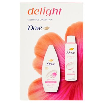 DOVE CASETA CADOU (GEL DE DUS 250+DEO150) DELIGHT PETAL SOFT