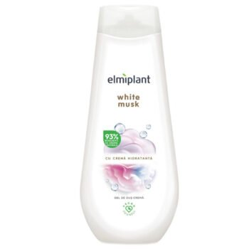 Gel de Dus Crema, Elmiplant, White Musk, 400 ml