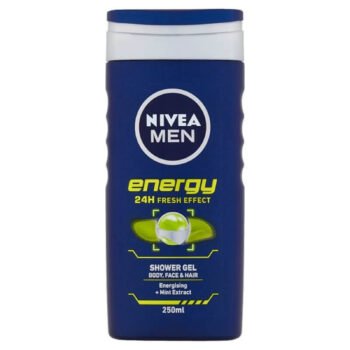 Gel de Dus, Nivea Men, Energy, 24h Fresh Effect, 250 ml