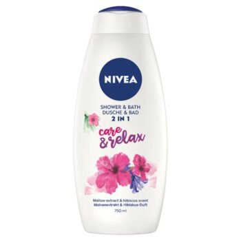 Gel de Dus 2 in 1, Nivea, Care & Relax, 750 ml
