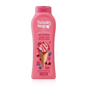 Gel de dus Tulipan Negro Yogurt Frutos Rojos, 650 ml