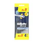 GILLETTE APARAT RAS BLUE3 3+1BUC COMFORT