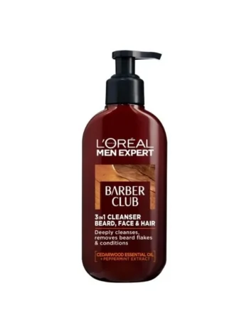 L'OREAL MEN EXPERT CLEANSER 250ML 3IN1 BARBER CLUB BFH