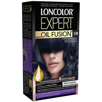 LONCOLOR EXPERT OIL FUSION VOPSEA PAR 3.99 SATEN ALBASTRUI INTENS
