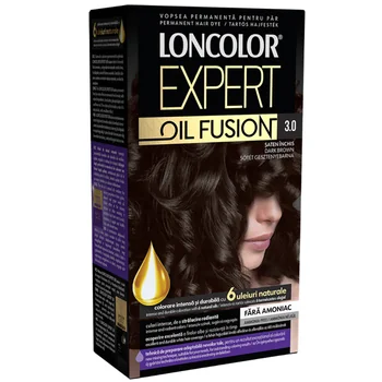 LONCOLOR EXPERT OIL FUSION VOPSEA PAR 3 SATEN INCHIS