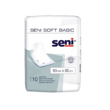 Paturici Absorbante Igienice, Seni, Soft Basic, 90 X 60 cm, 10 buc