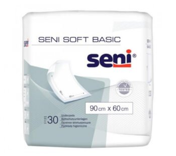 Paturici Absorbante Igienice, Seni, Soft Basic, 90 X 60 cm, 30 buc
