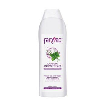 Sampon, Farmec, Impotriva Matretii, Busuioc si Cimbrisor, 400 ml