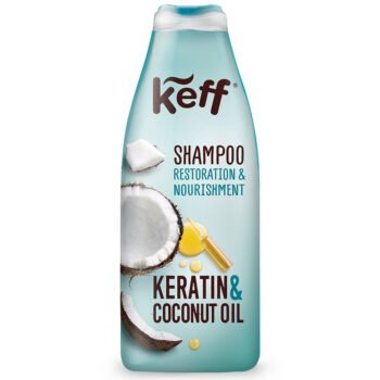 Sampon, Keff, Keratin & Coconut Oil, 500 ml