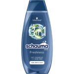 Sampon pentru Barbati, Schauma Men, 3in1, Aloe Vera, 400 ml