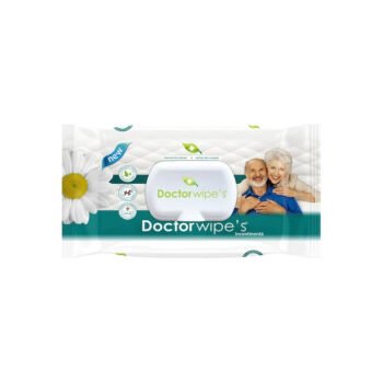 Servetele Umede Pentru Incontinenta cu Capac, Doctor Wipe's, 25cmx22cm, 72 buc