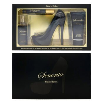 Set Cadou pentru Femei, Senorita, Black Ballet, Body Mist 100 ml, Apa de Parfum 100 ml + 20 ml, Crema Corp 100 ml, Inspirat de Carolina Herrera - Good Girl