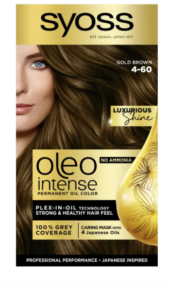 SYOSS VOPSEA PAR OLEO 4/60 GOLD BROWN
