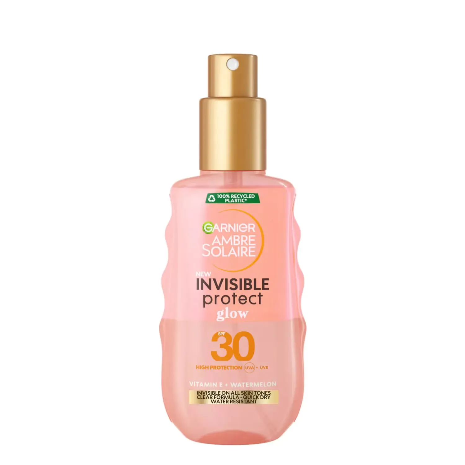 GARNIER AMBRE SOLAIRE SPRAY 150ML INVISIBLE PROTECT GLOW SPF30 GARNIER AMBRE SOLAIRE SPRAY 150ML INVISIBLE PROTECT GLOW SPF30