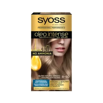 Syoss Oleo Intense Vopsea de Păr 8-50 Blond Natural Cenușiu